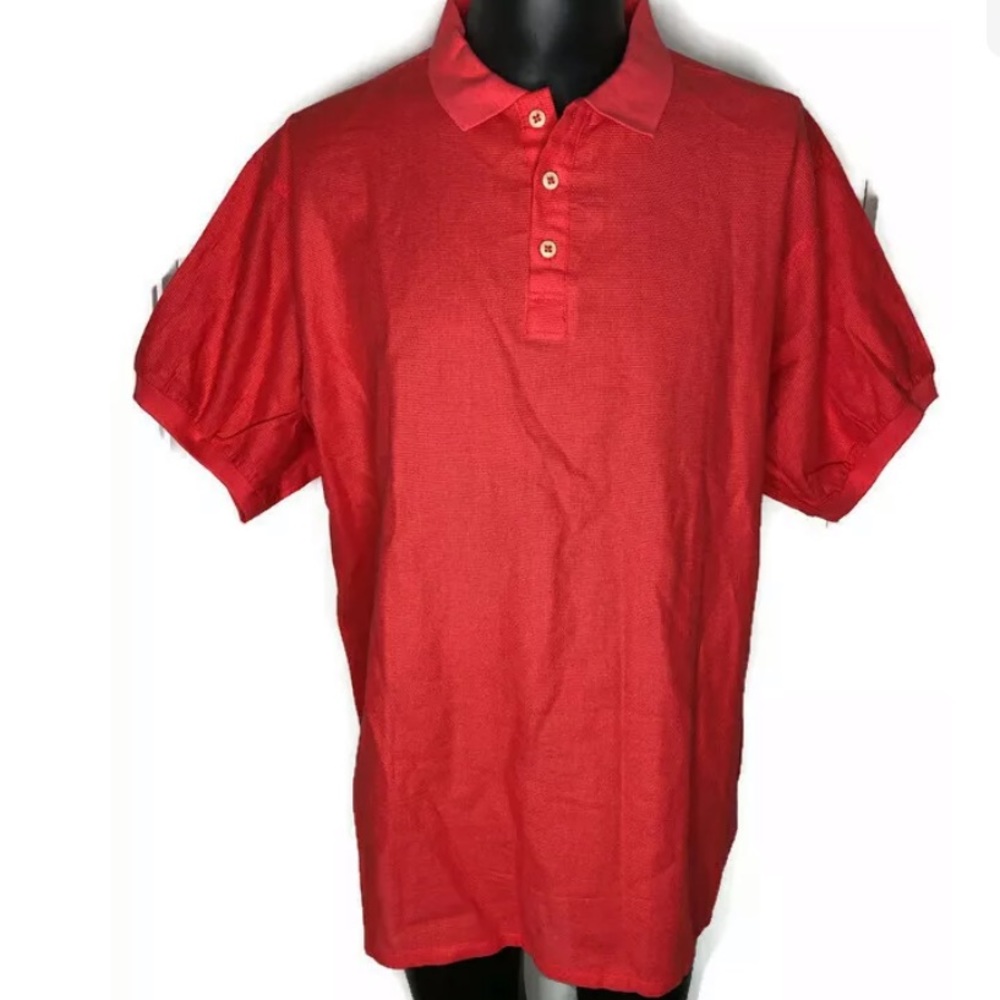 Patagonia mens Belwe Pique Polo Shirt Dark Salmon